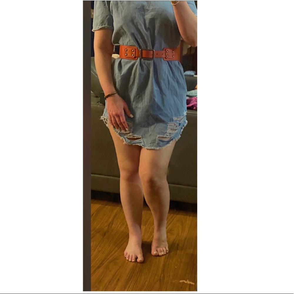 Denim dress
